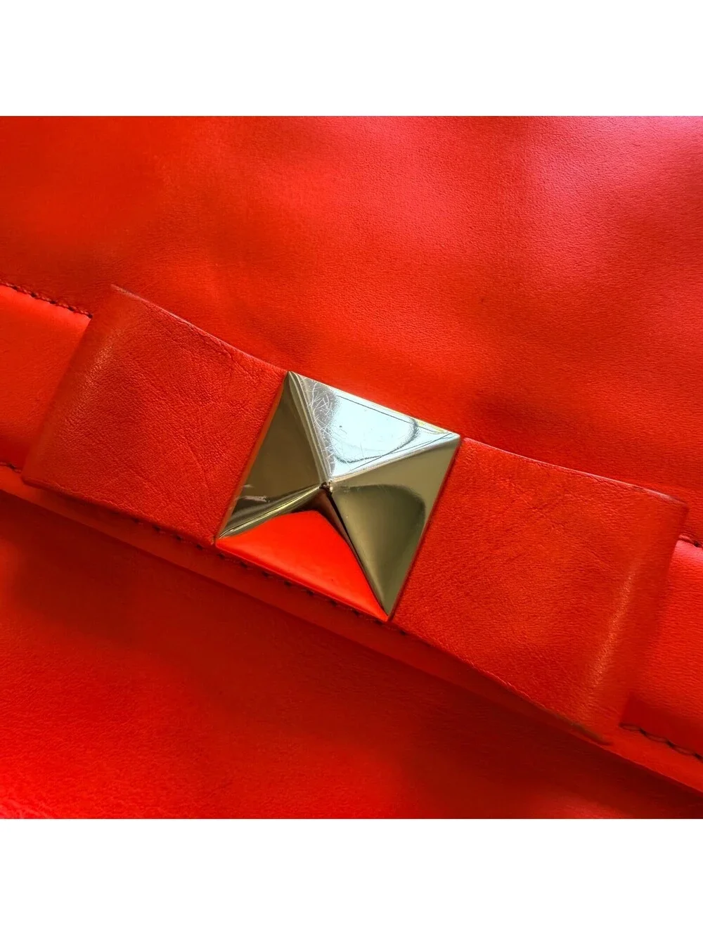 Kate Spade Bradshaw Bow Terrace Maraschino Red Leather Satchel Crossbody Bag